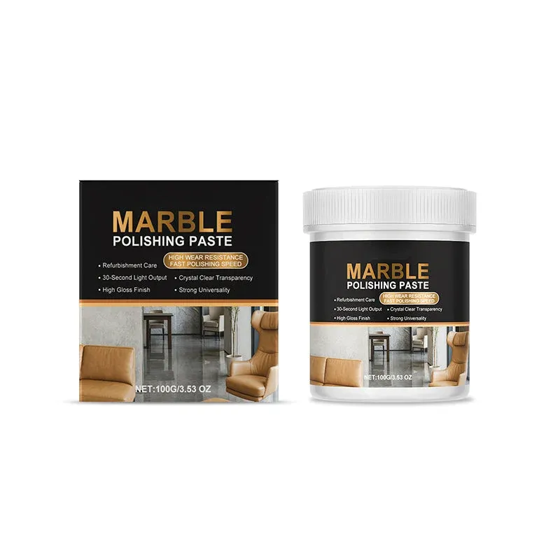🥳 2026 Best-Seller 🥳💞 Over 50,000 sold! ✨🪨Marble Polishing Paste—Removes scratches and etching marks, restoring the natural luster. The protective layer repels water and fingerprints. Professional-grade restoration that saves you a fortune! - Buy 1
